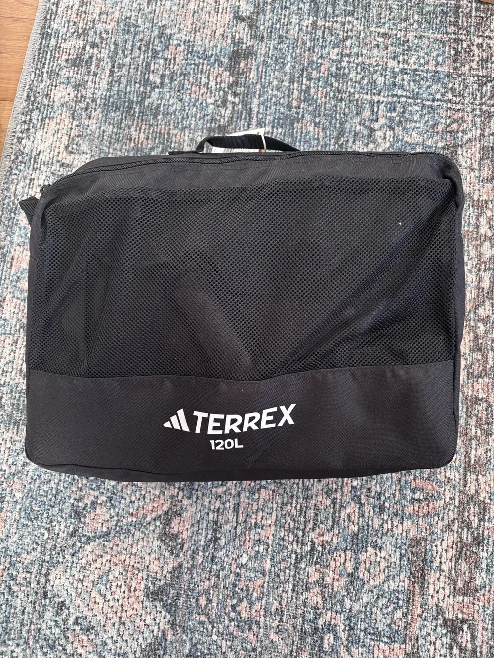 Adidas TERREX Black Duffel Bag